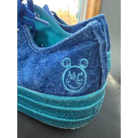 Blue Velvet Women's Sneakers - Picture 2 of 7